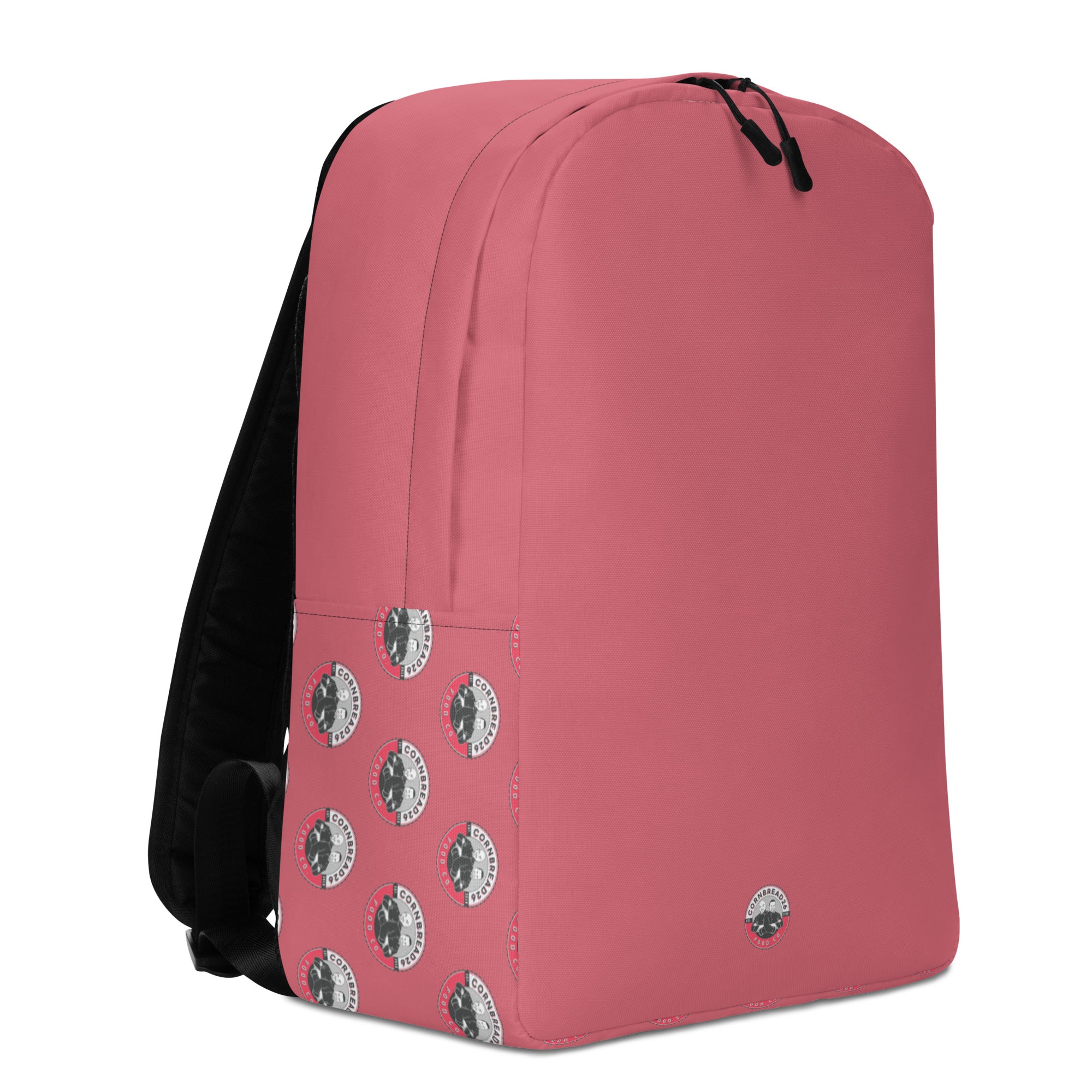 Classic Logo Backpack Minimalist- Pink - THE CORNBREAD KITCHEN SHOP