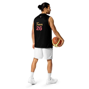 Unisex "Team 26" Recycled Fabric Basketball Jersey - THE CORNBREAD KITCHEN SHOP
