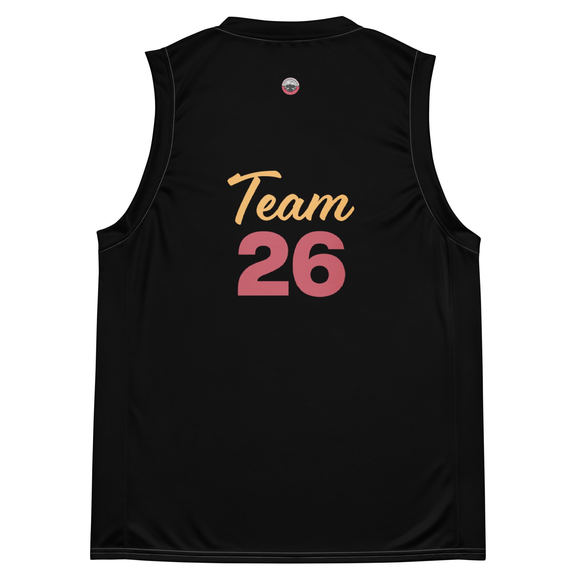 Unisex "Team 26" Recycled Fabric Basketball Jersey - THE CORNBREAD KITCHEN SHOP