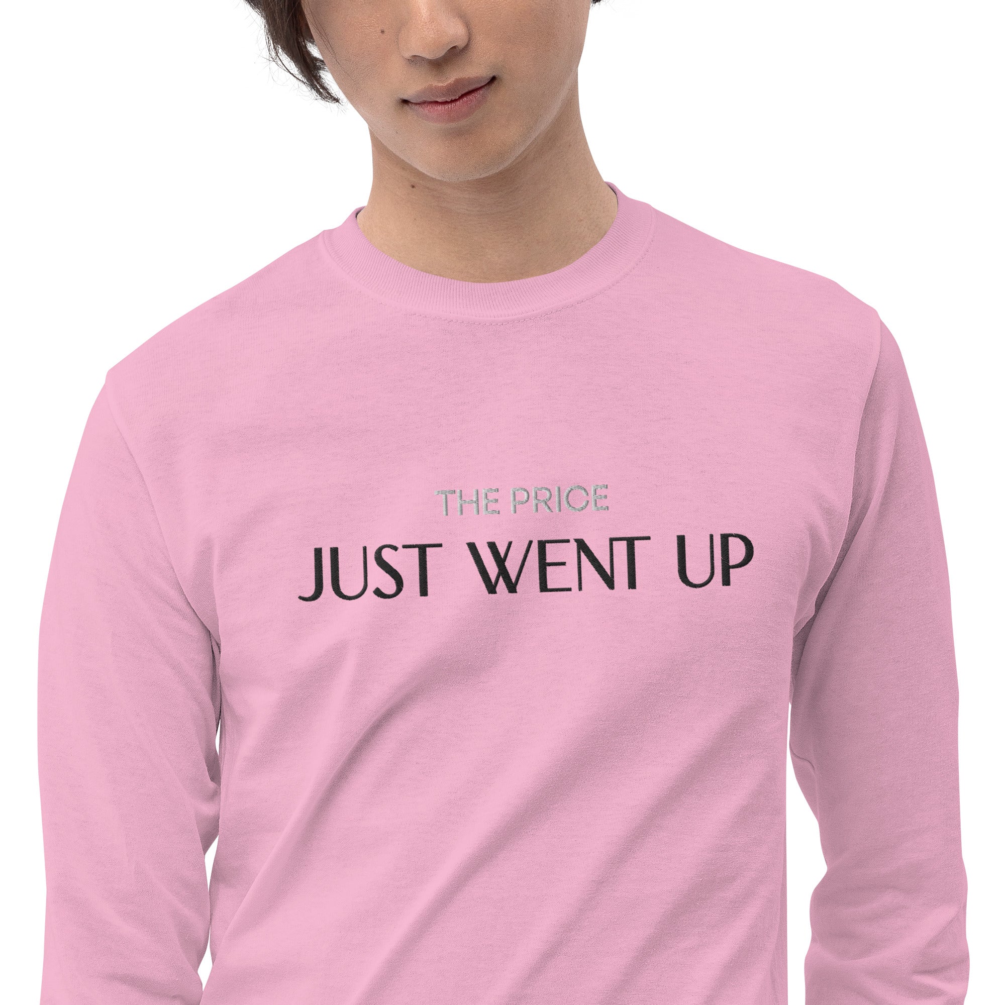 Men’s "The Price Just Went Up" Stitched Long Sleeve Shirt - THE CORNBREAD KITCHEN SHOP