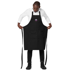 Classic Logo Embroidered Organic Cotton Apron - THE CORNBREAD KITCHEN SHOP