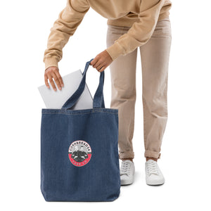Classic Logo Organic Denim Tote Bag - THE CORNBREAD KITCHEN SHOP