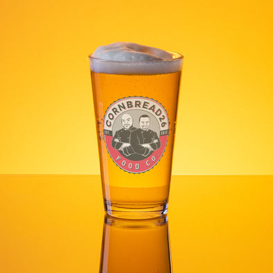Classic Logo Shaker Pint Glass - THE CORNBREAD KITCHEN SHOP