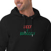 Unisex "Beef & Broccoli" Stitched Eco Raglan Hoodie - THE CORNBREAD KITCHEN SHOP