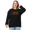 Unisex "Cookie Butter" Stitched Organic Raglan Sweatshirt - THE CORNBREAD KITCHEN SHOP