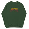 Unisex "Cookie Butter" Stitched Organic Raglan Sweatshirt - THE CORNBREAD KITCHEN SHOP