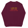 Unisex "Cookie Butter" Stitched Organic Raglan Sweatshirt - THE CORNBREAD KITCHEN SHOP
