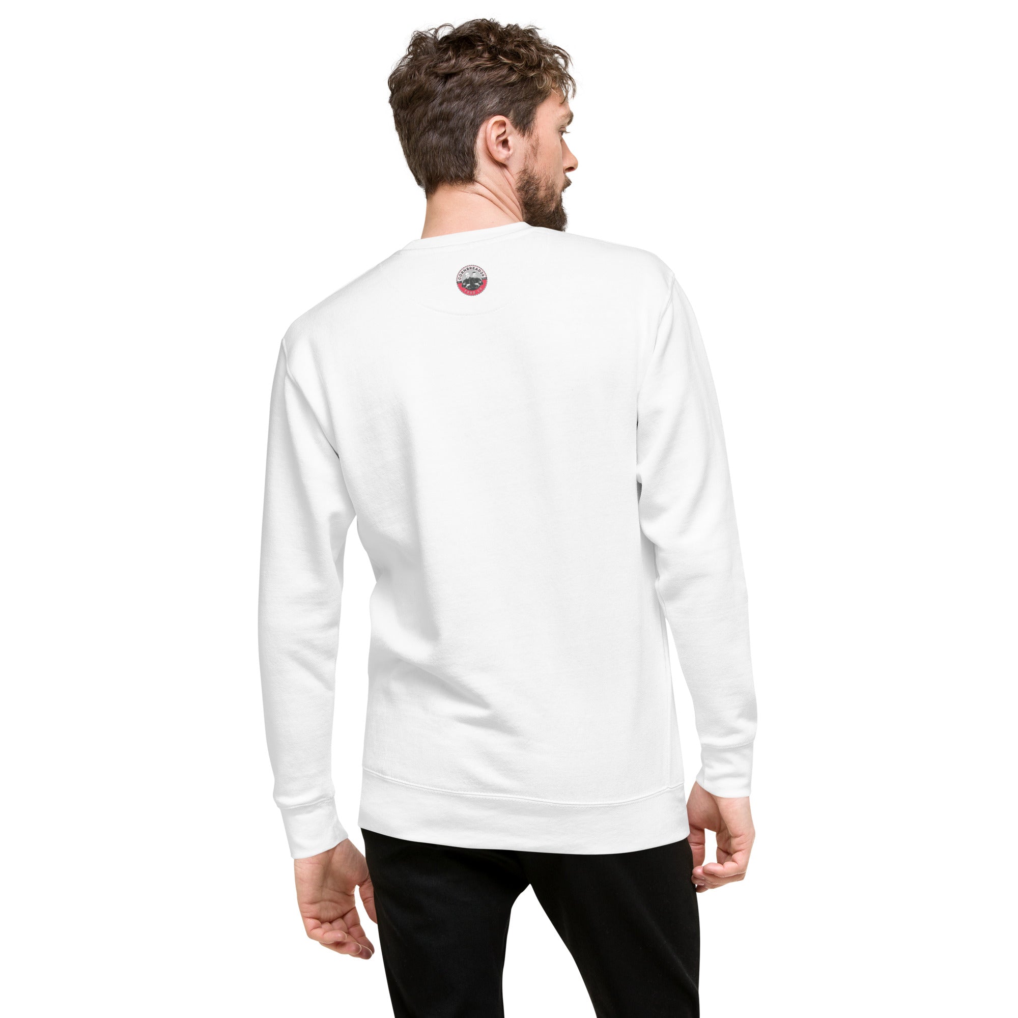 Unisex Classic Logo Stitched Premium Sweatshirt - THE CORNBREAD KITCHEN SHOP