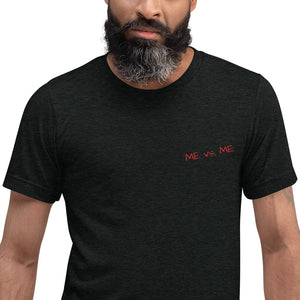 Unisex "Me vs. Me" Tri-Blend T-Shirt - THE CORNBREAD KITCHEN SHOP